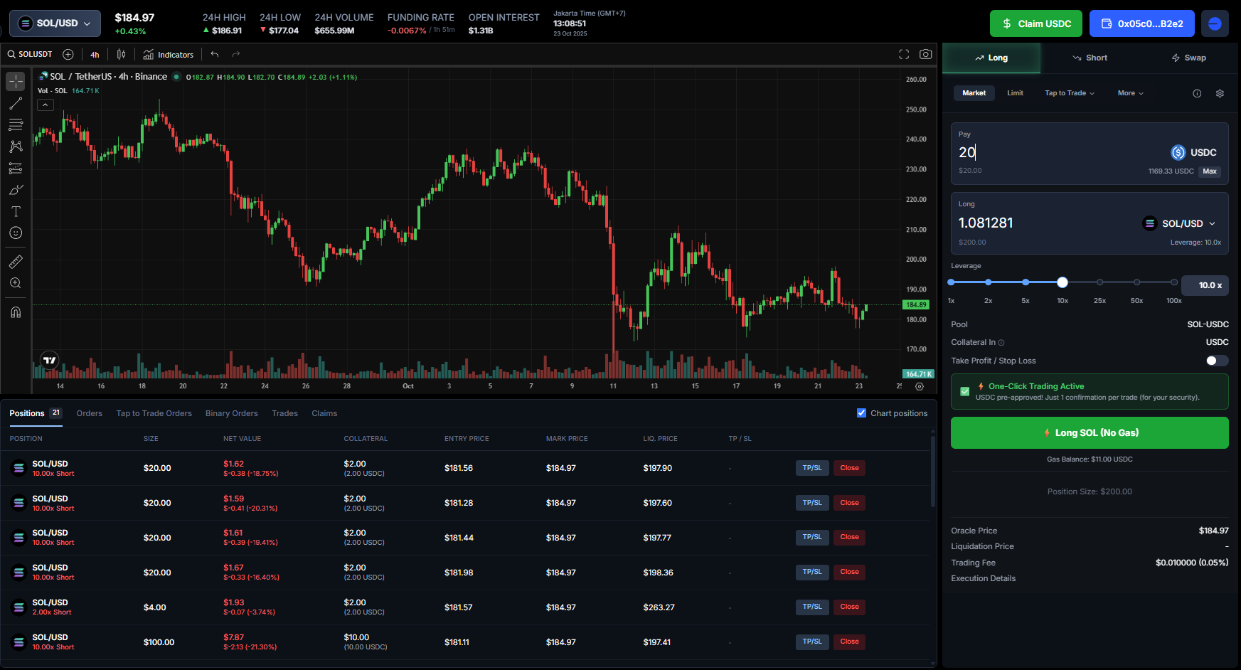 Professional Trading Interface